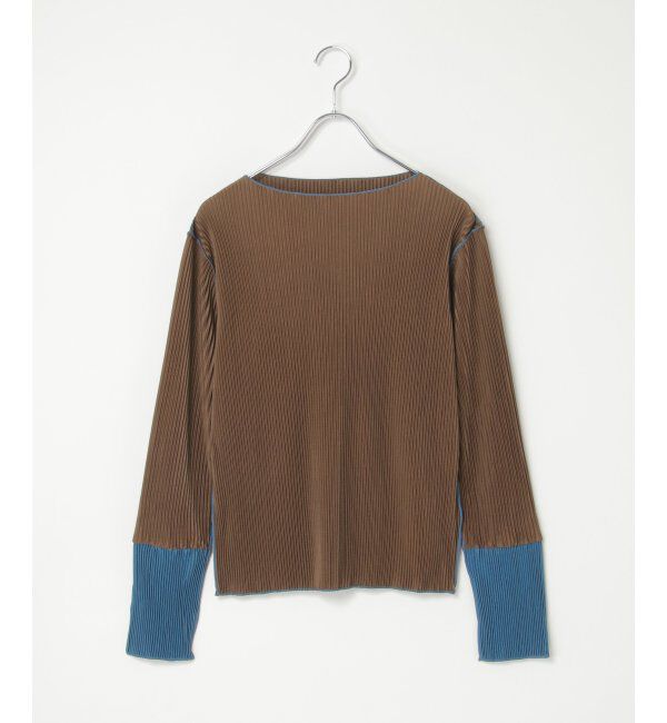 VENCE share style「プリーツ加工配色袖トップス」|その他|