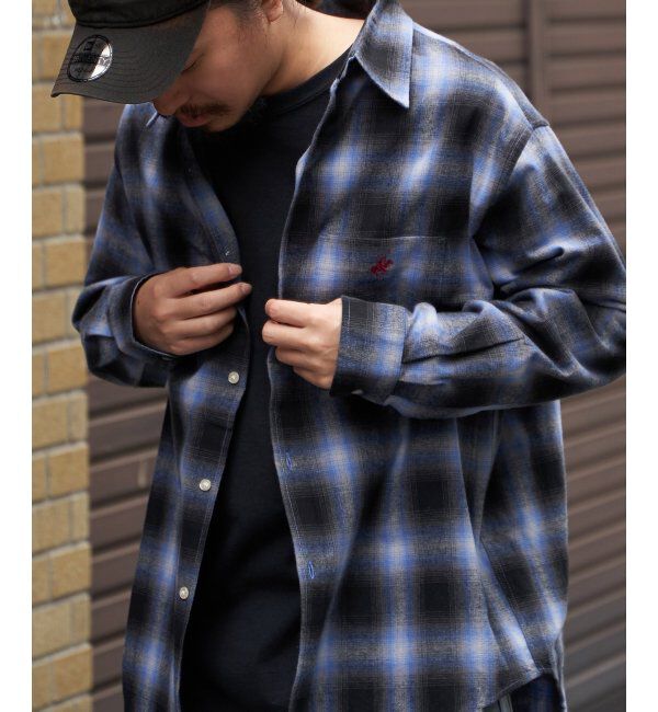 VENCE share style「BEVERLY HILLS POLO CLUB ネルチェックシャツ」|シャツ・ブラウス|ブルー