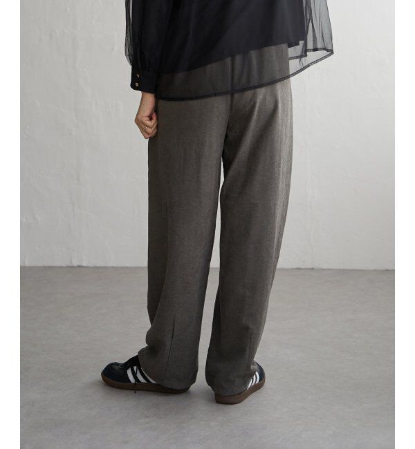 VENCE share style「ピーチワッシャーバレルパンツ」|デニム|