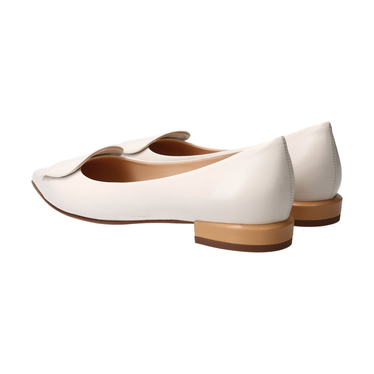 FABIO RUSCONI 「【FABIO RUSCONI】ローヒールポインテッドトウパンプス」|パンプス|