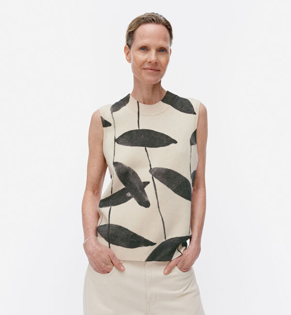 Marimekko「Viivat Paju ニットベスト」|ニット・セーター|