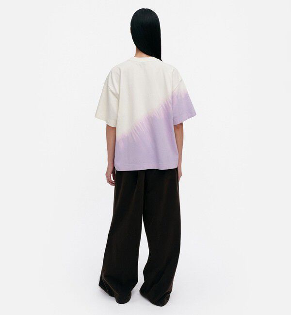 Marimekko「Veisto Vihkiruusu Placement Tシャツ」|シャツ・ブラウス|