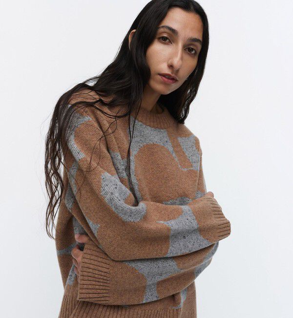 Marimekko「Virtaus Unikko ニット」|ニット・セーター|