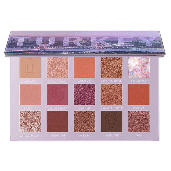  「FOCALLURE GO TRAVEL 15色アイシャドウパレット 04 トルコ hi Turkey (150g)」|アイシャドウ|その他