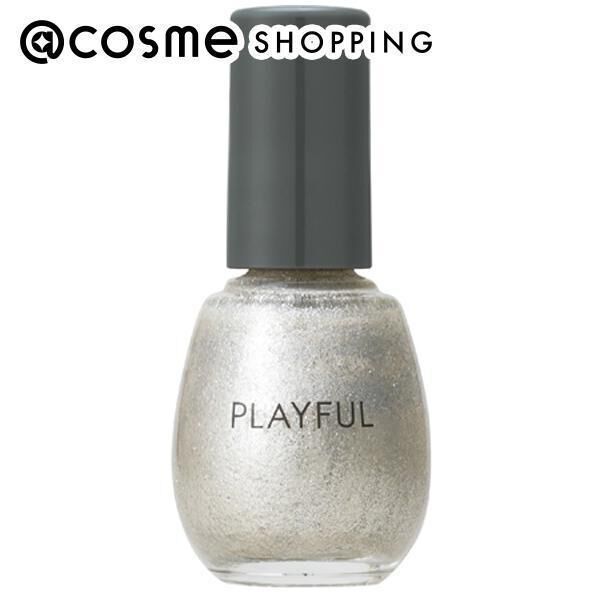  「PLAYFUL（プレイフル） アップデートネイル ＜pun-14＞スパークルシルバー (10ml)」|ネイルカラー|その他