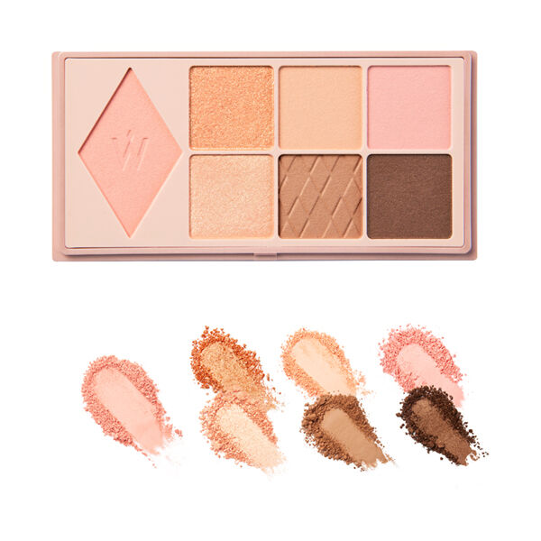  「Wonjungyo W デイリームードアップパレット 03 ブロッサムコーラル (8g)」|アイシャドウ|