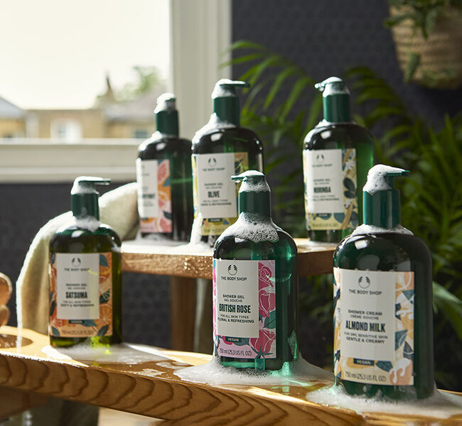 THE BODY SHOP「【数量限定】シャワークリーム AM(香り：アーモンドミルク)」|ボディクレンジング|