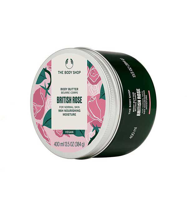 THE BODY SHOP「【数量限定】ボディバター BR 400mL（香り：ブリティッシュローズ）」|ボディ保湿|ソノタ