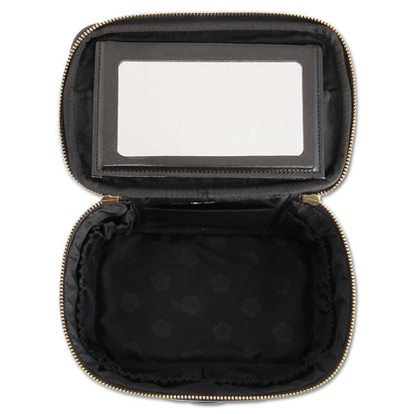 MARY QUANT「サフィアーノデイジーパッチ ミラーバニティ」|ポーチ|