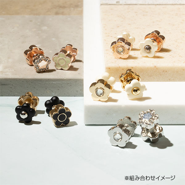 MARY QUANT「ビジューデイジーデュオ ピアス」|ピアス|