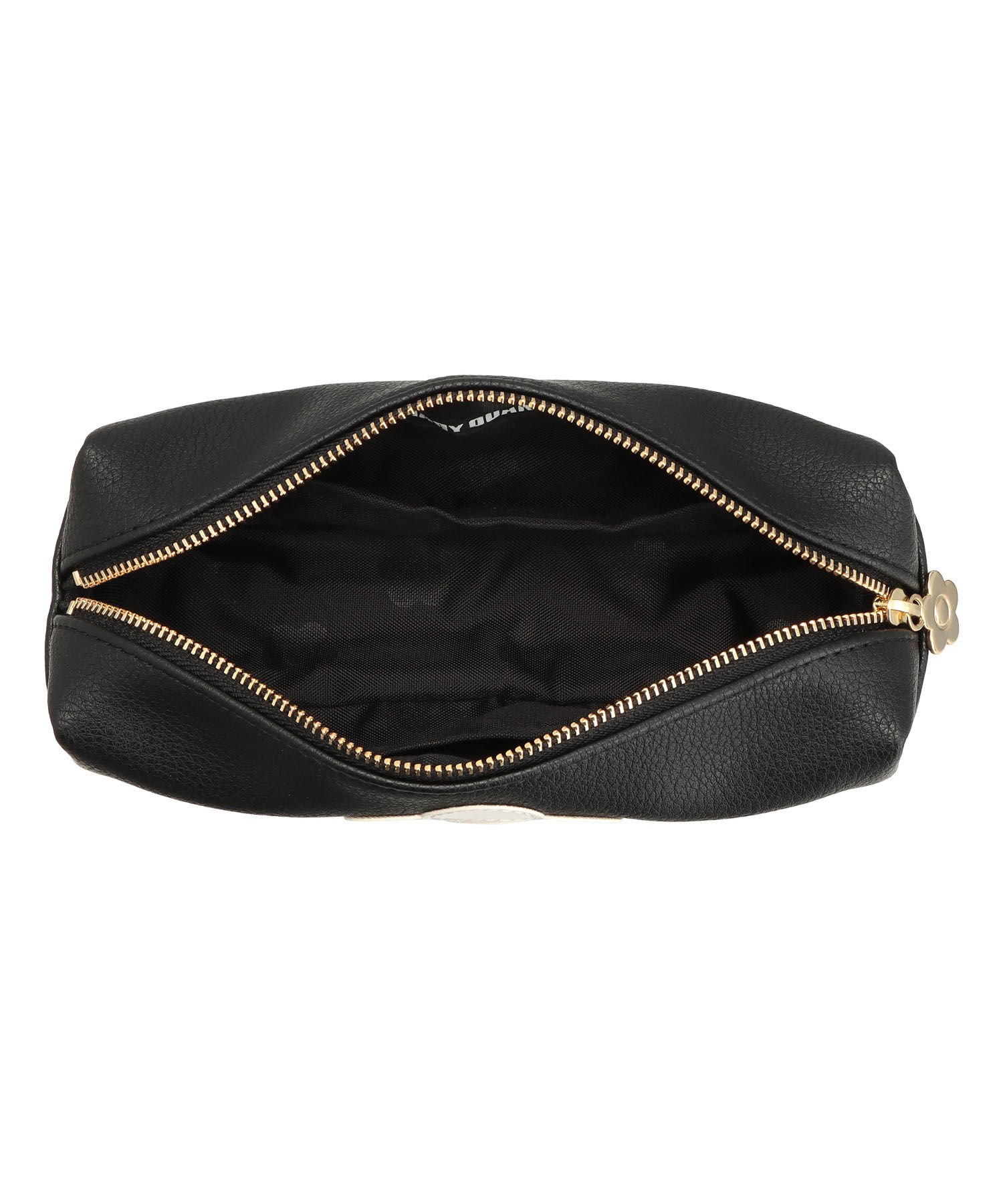 MARY QUANT「エナメルアイコンデイジーパッチ スクエアペンケース」|ポーチ|