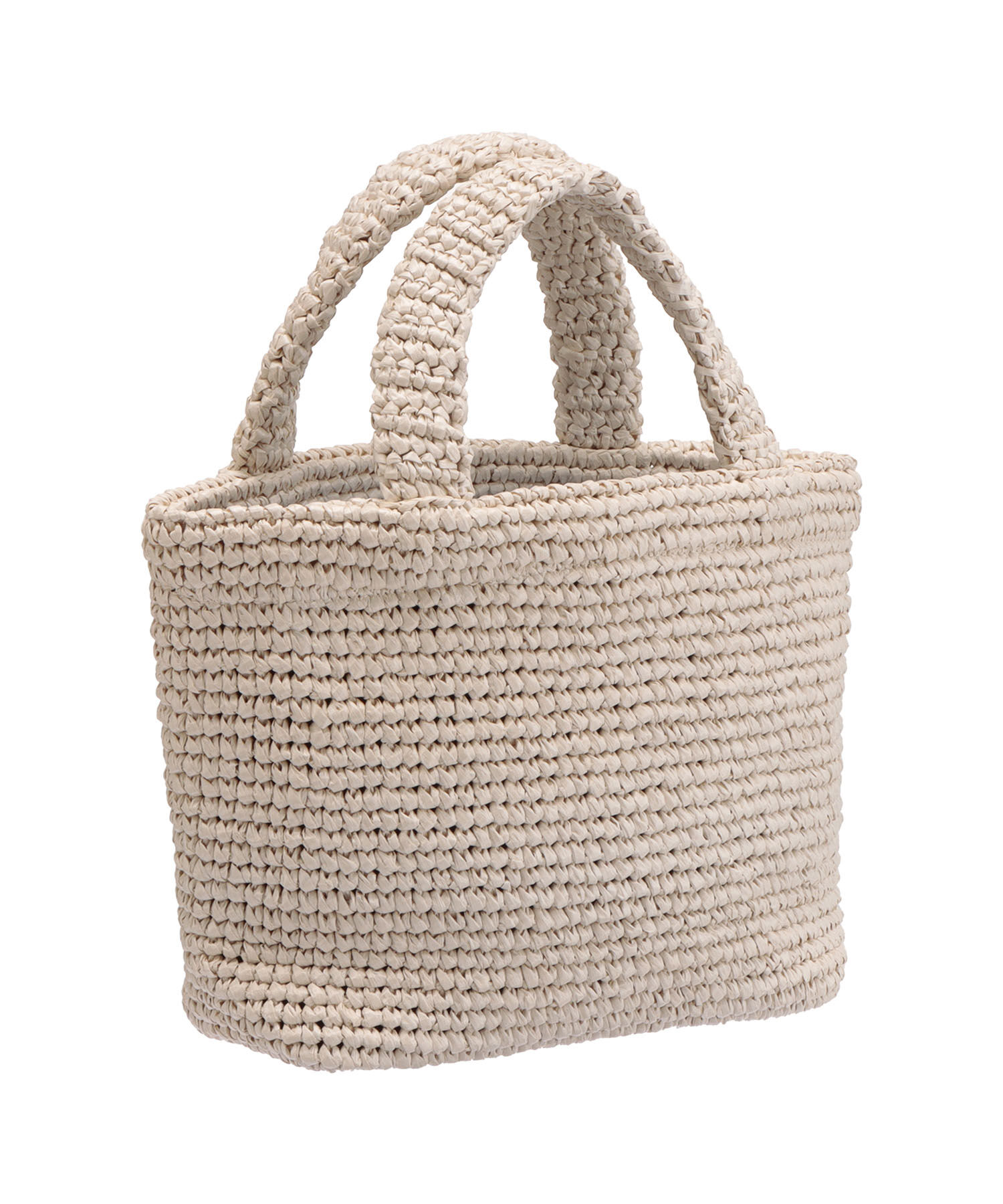 MARY QUANT「クロッシェラフィアライク トート」|トートバッグ|