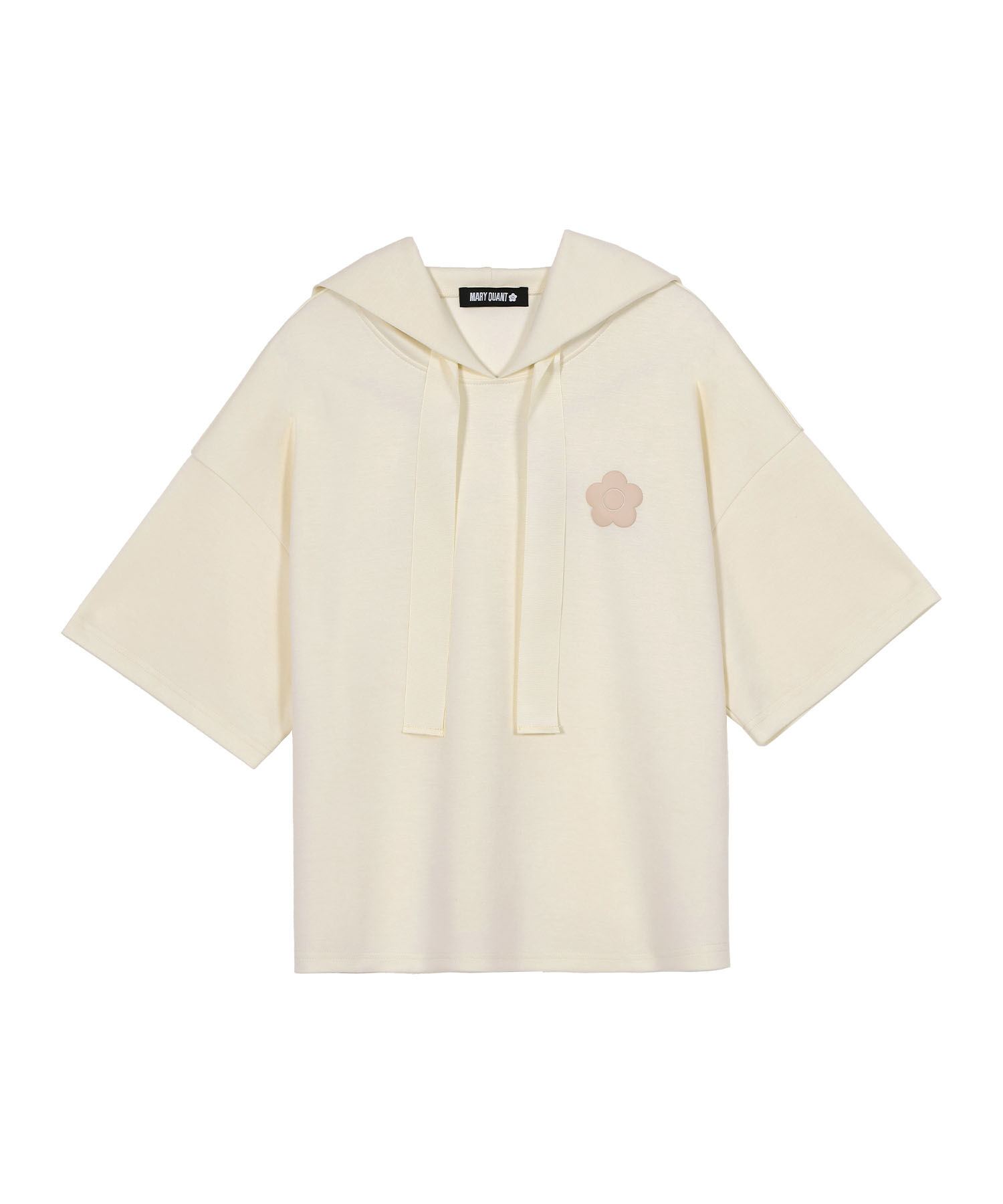 MARY QUANT「バックロゴ半袖 パーカ」|パーカー|