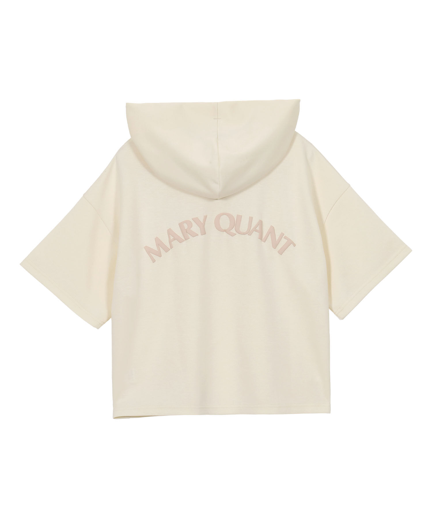 MARY QUANT「バックロゴ半袖 パーカ」|パーカー|