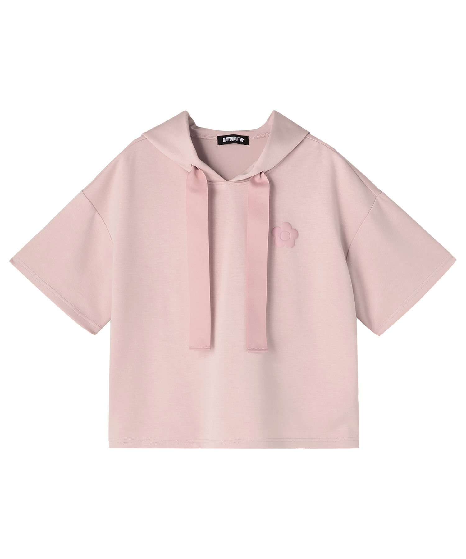 MARY QUANT「バックロゴ半袖 パーカ」|パーカー|