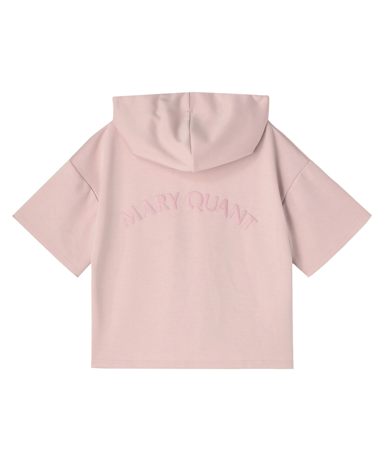 MARY QUANT「バックロゴ半袖 パーカ」|パーカー|