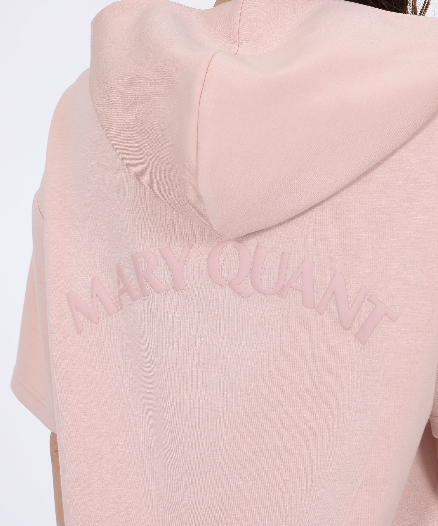 MARY QUANT「バックロゴ半袖 パーカ」|パーカー|