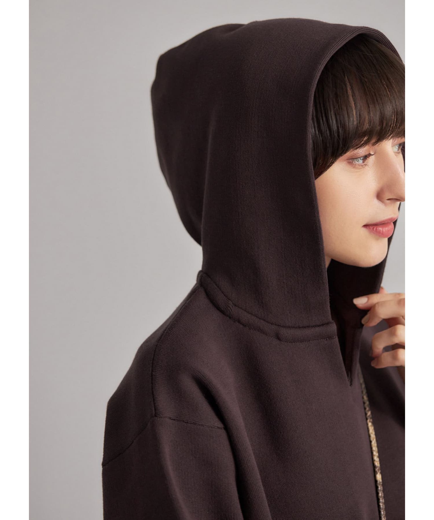  「ニットパーカーワンピースC」|ワンピース|