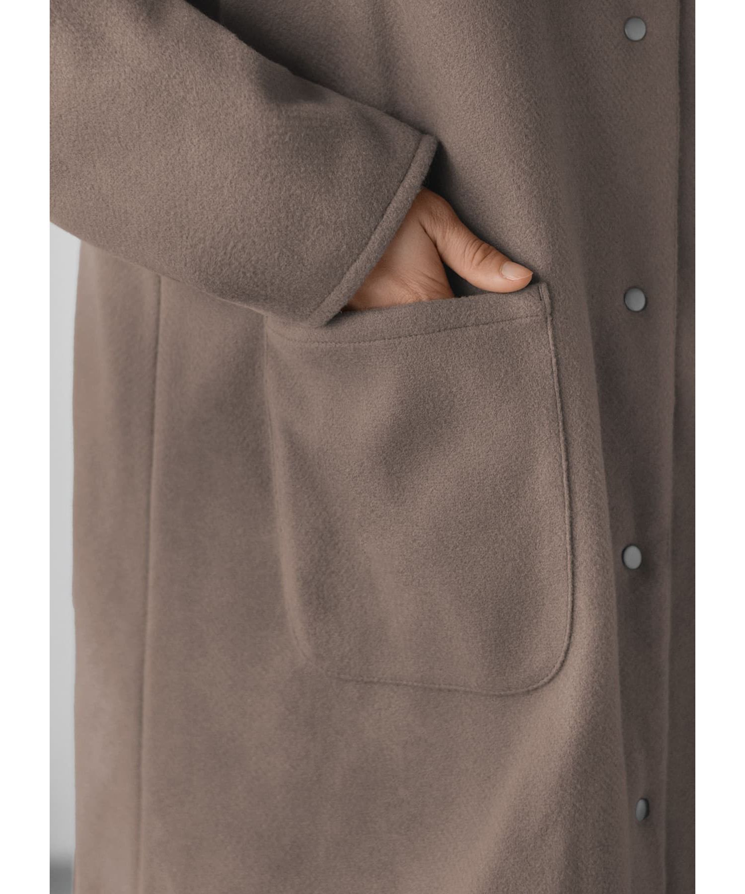 STYLE DELI「リバーシブルキルティングコート」|ノーカラーコート|