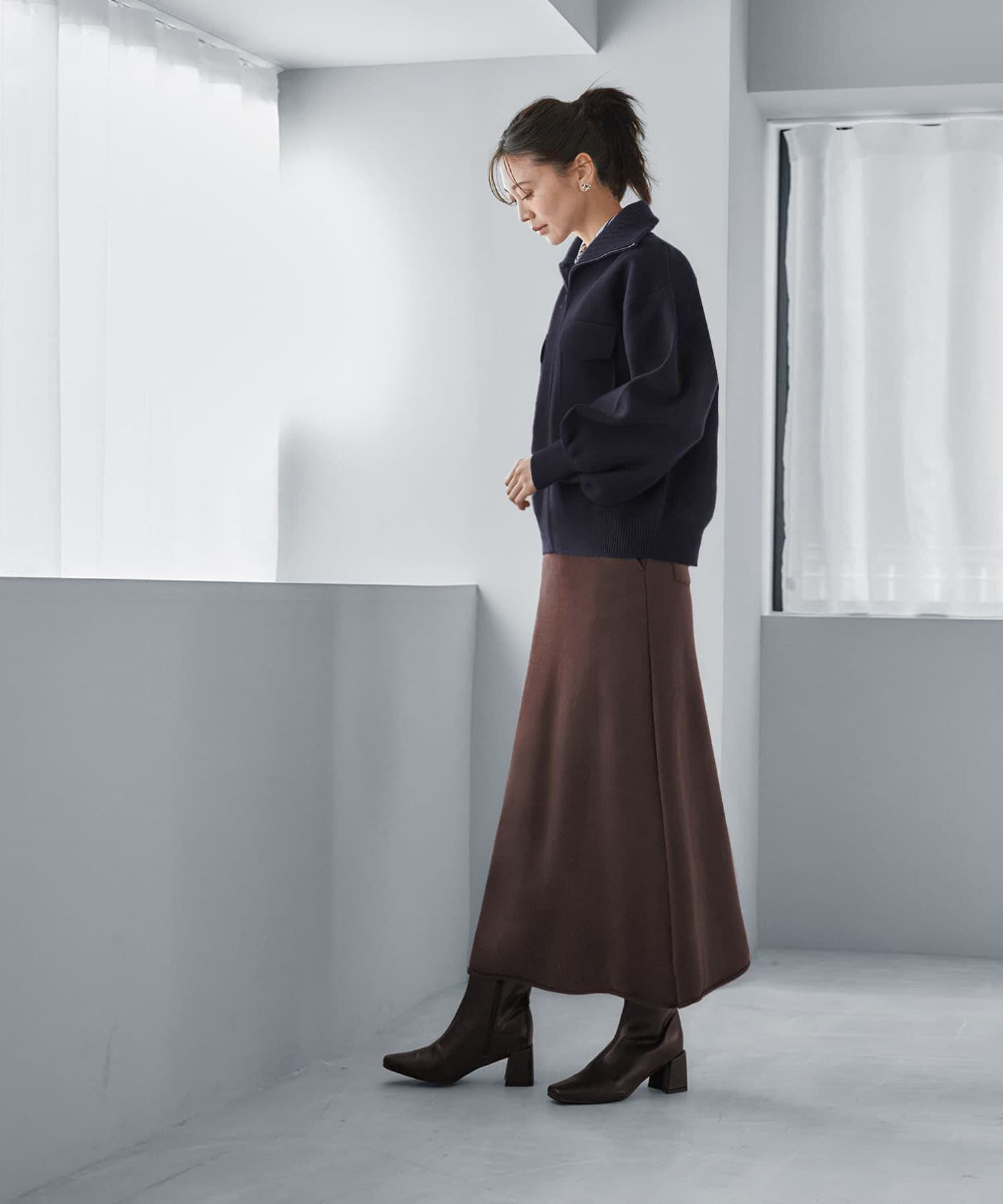 STYLE DELI「圧縮ニットジップジャケット」|その他|