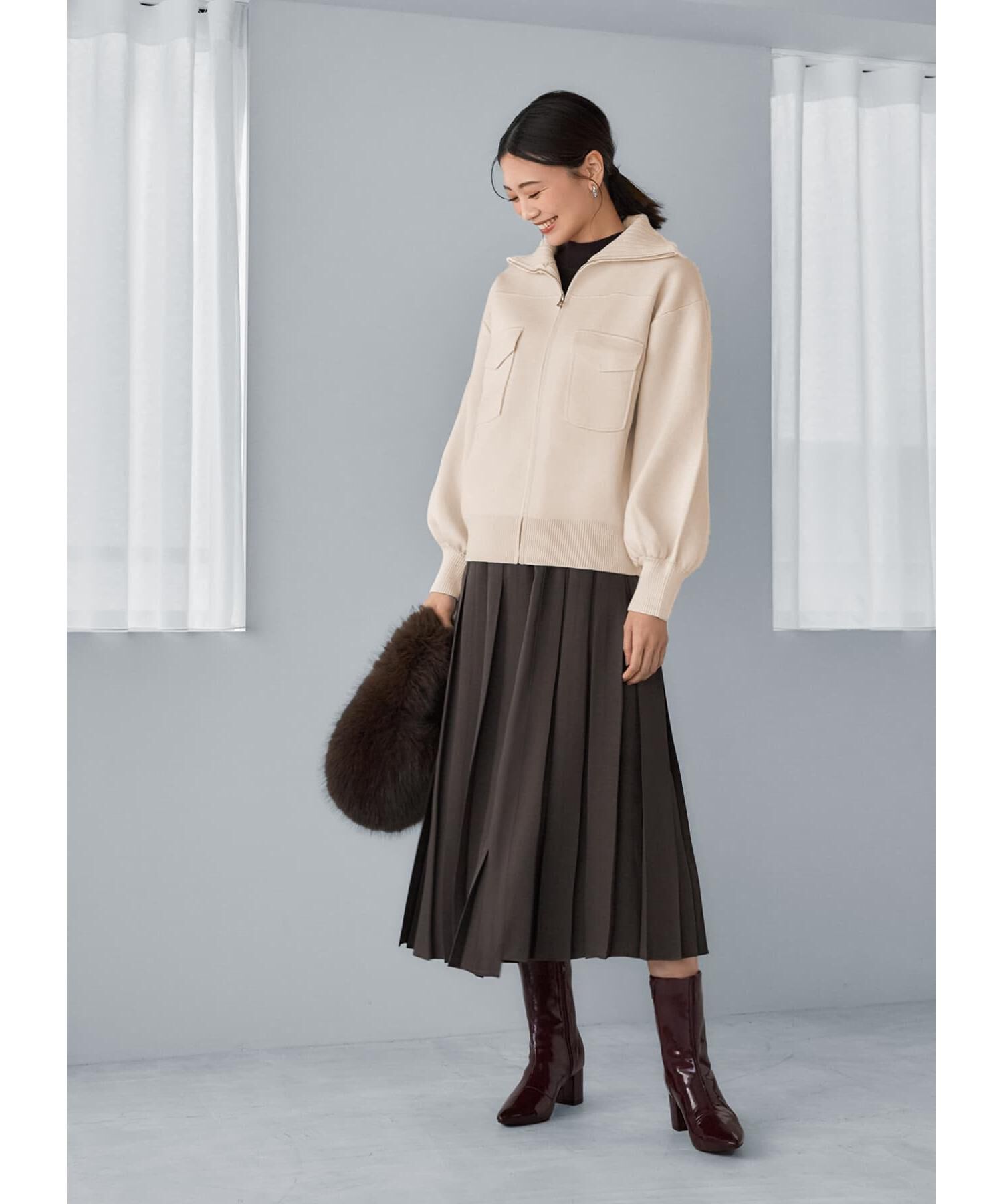 STYLE DELI「圧縮ニットジップジャケット」|その他|