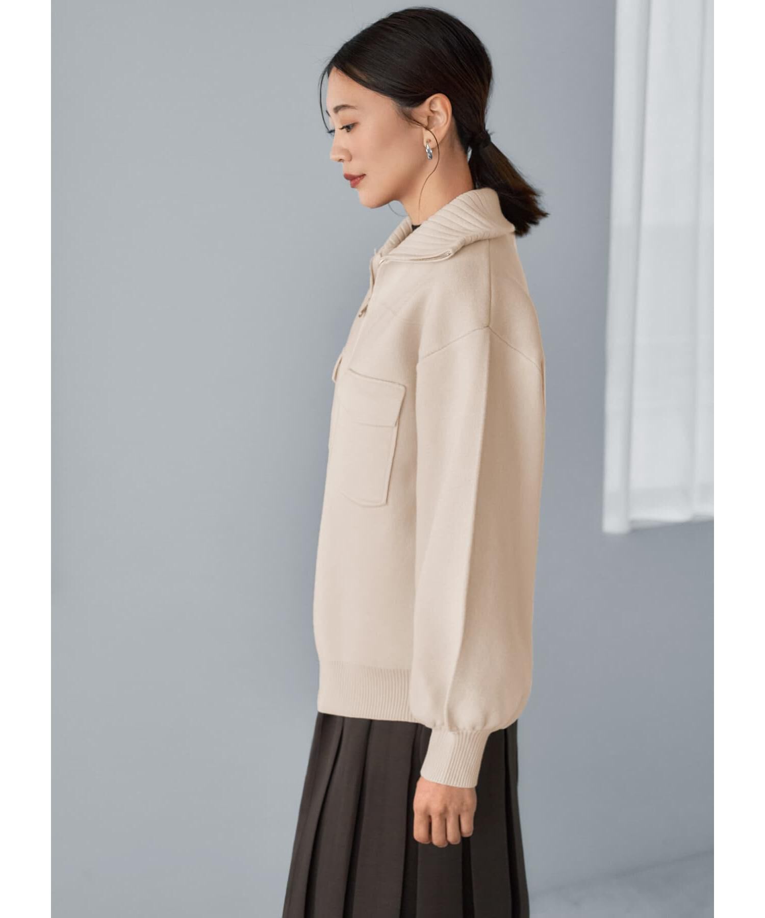 STYLE DELI「圧縮ニットジップジャケット」|その他|