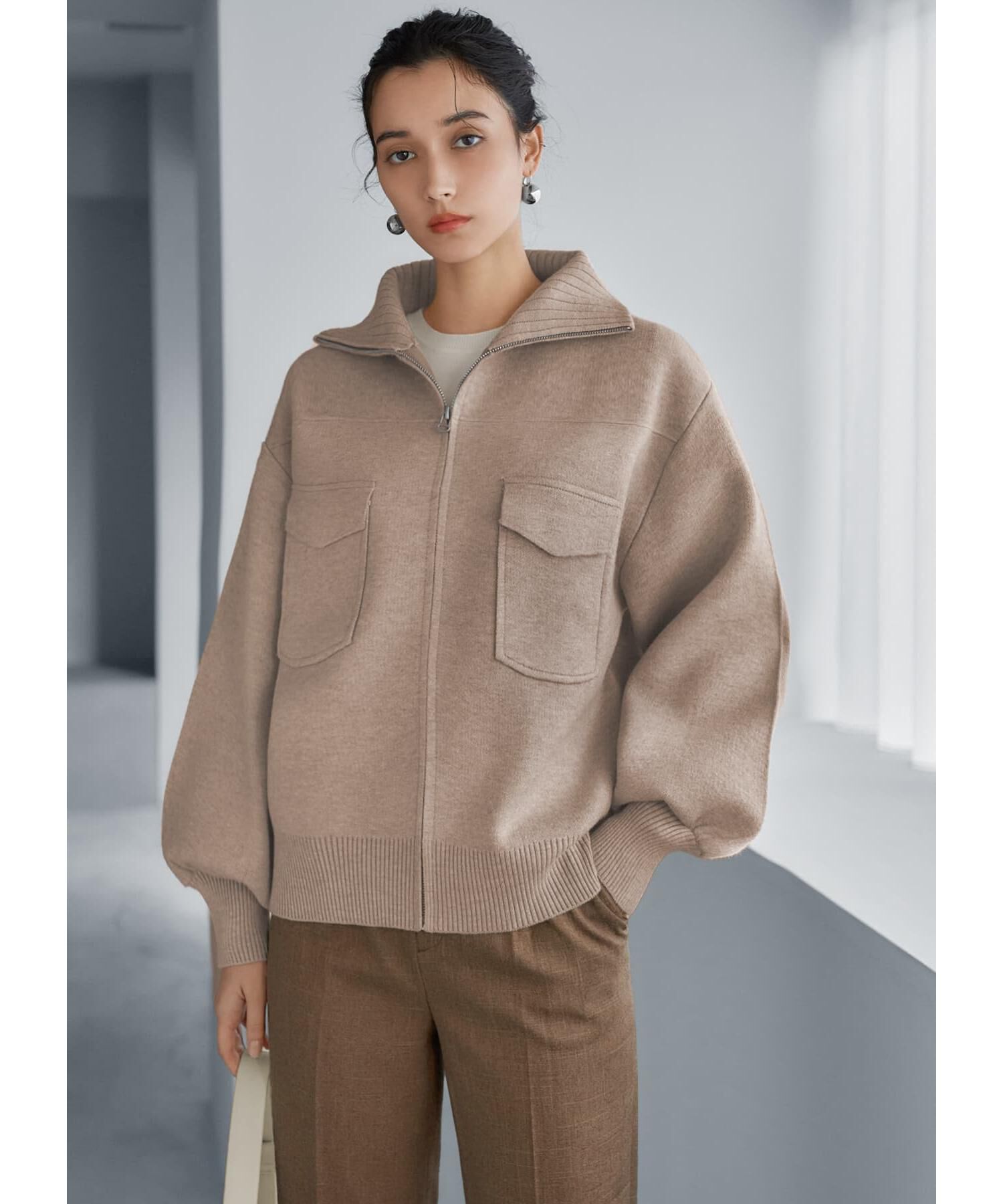 STYLE DELI「圧縮ニットジップジャケット」|その他|