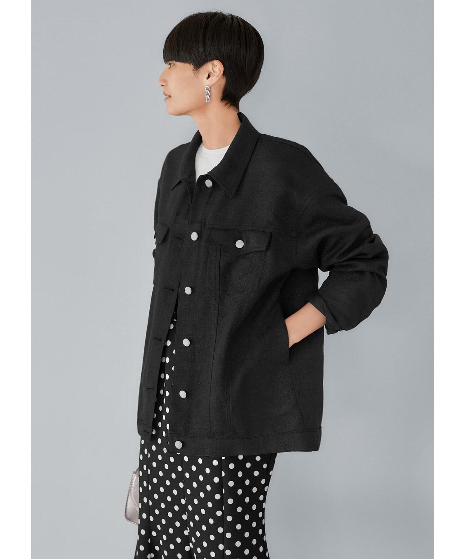 STYLE DELI「【LUXE】ライトツイードGジャン型ジャケット」|その他|