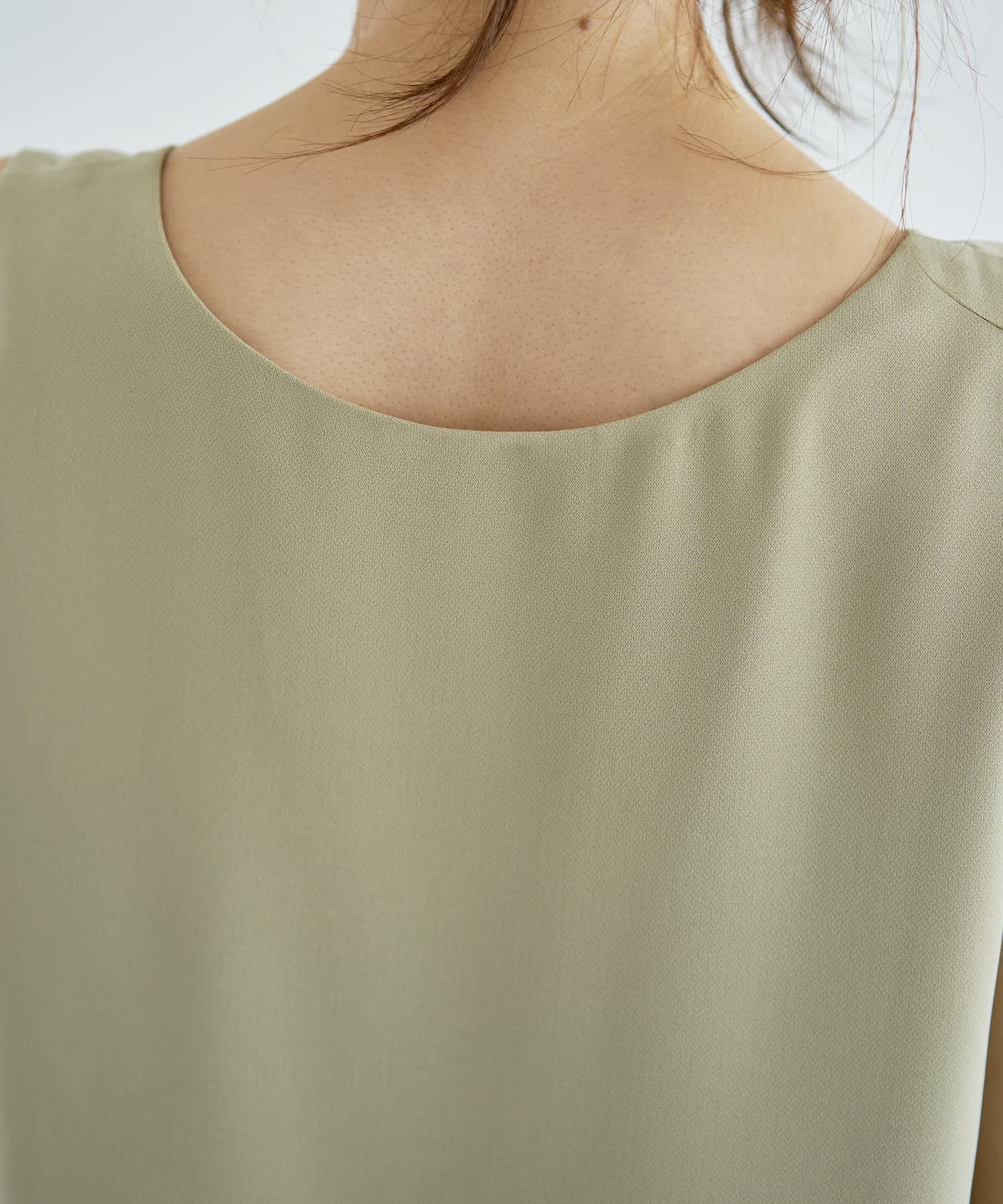  「透けないジョーゼットタンクトップ」|タンクトップ|