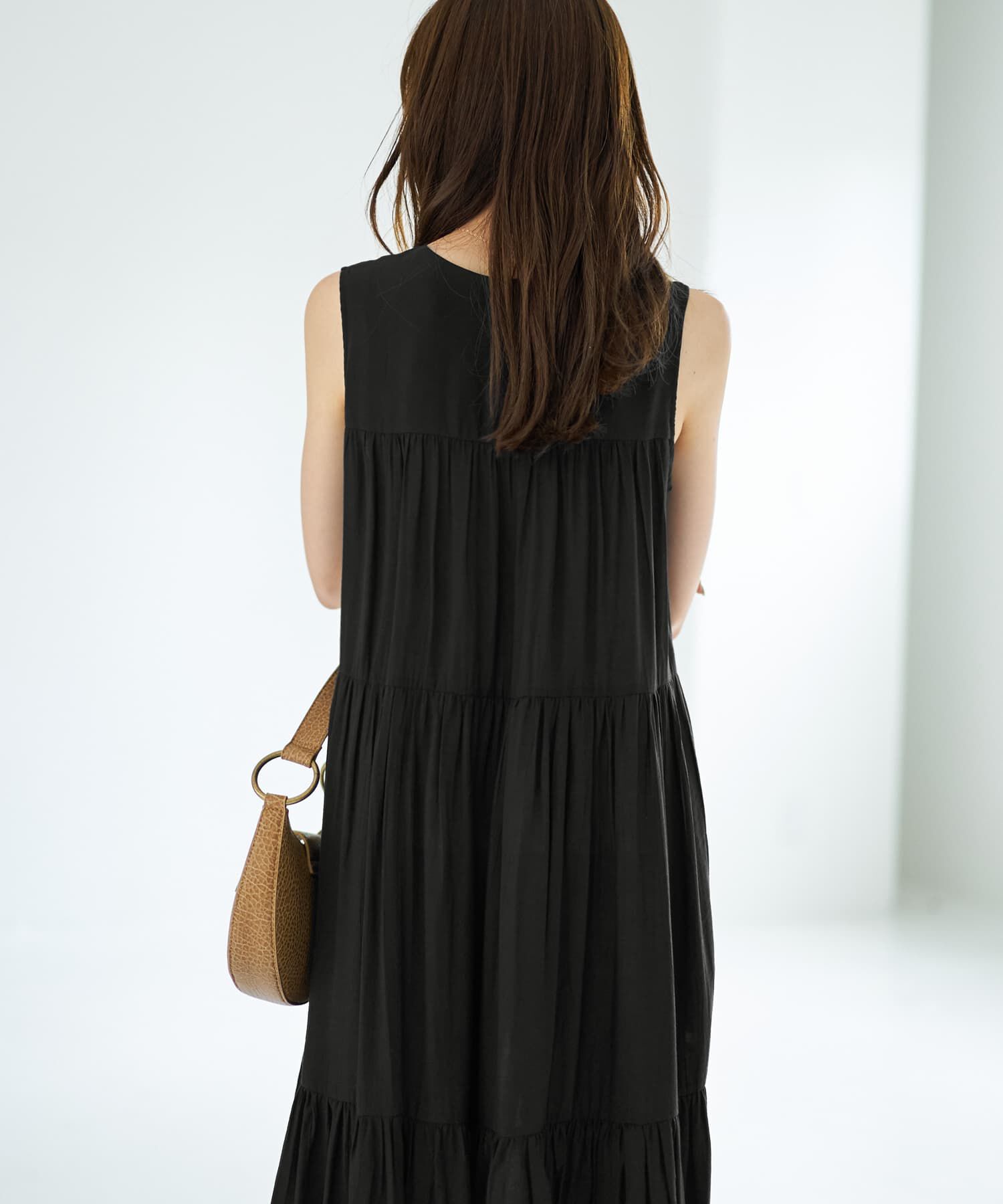 STYLE DELI「【LUXE】楊柳ティアードサマードレスB」|ワンピース|