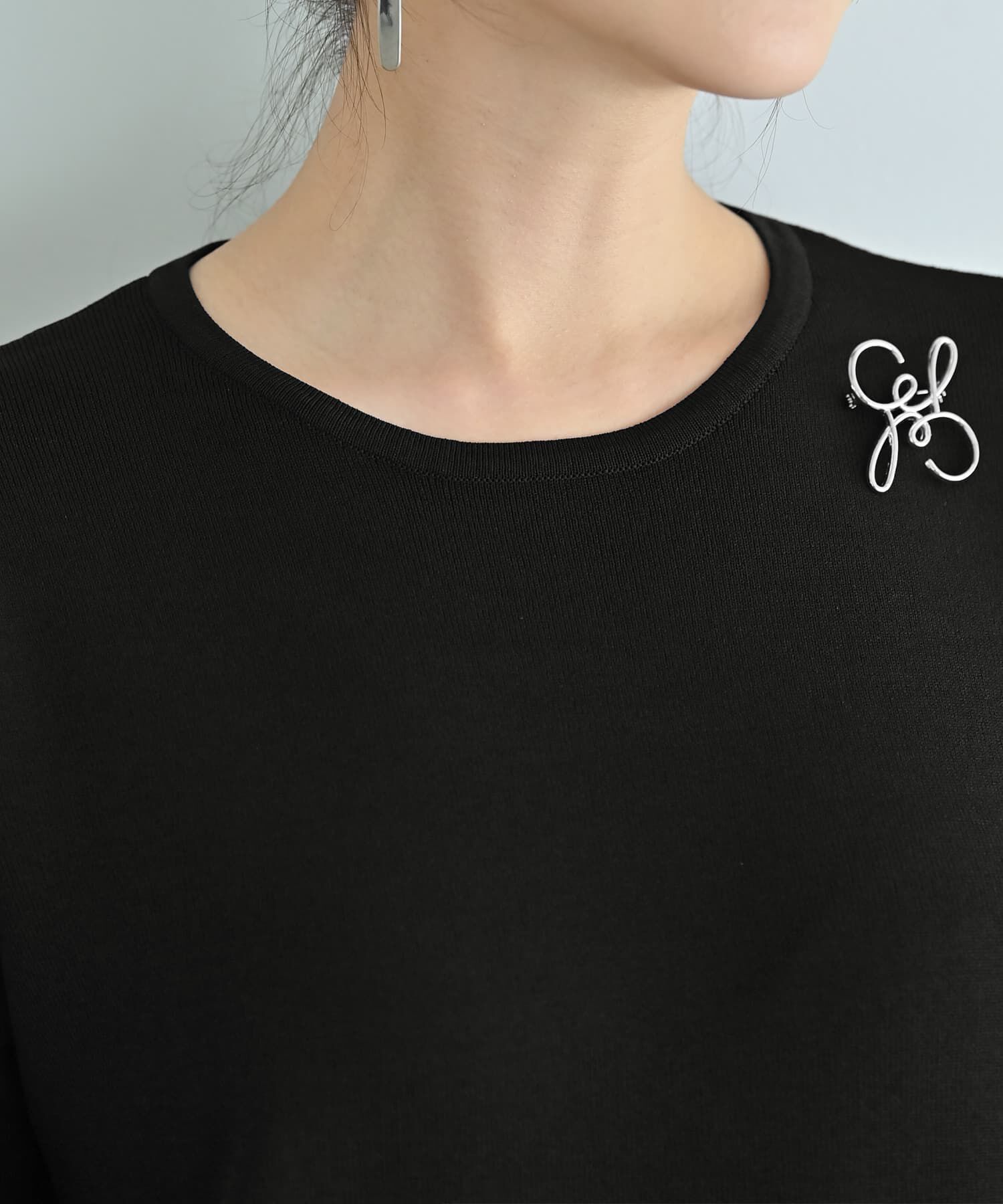 STYLE DELI「【Kana Oyama&times;BLK001】アシメトップス／DELI size」|Tシャツ・カットソー|