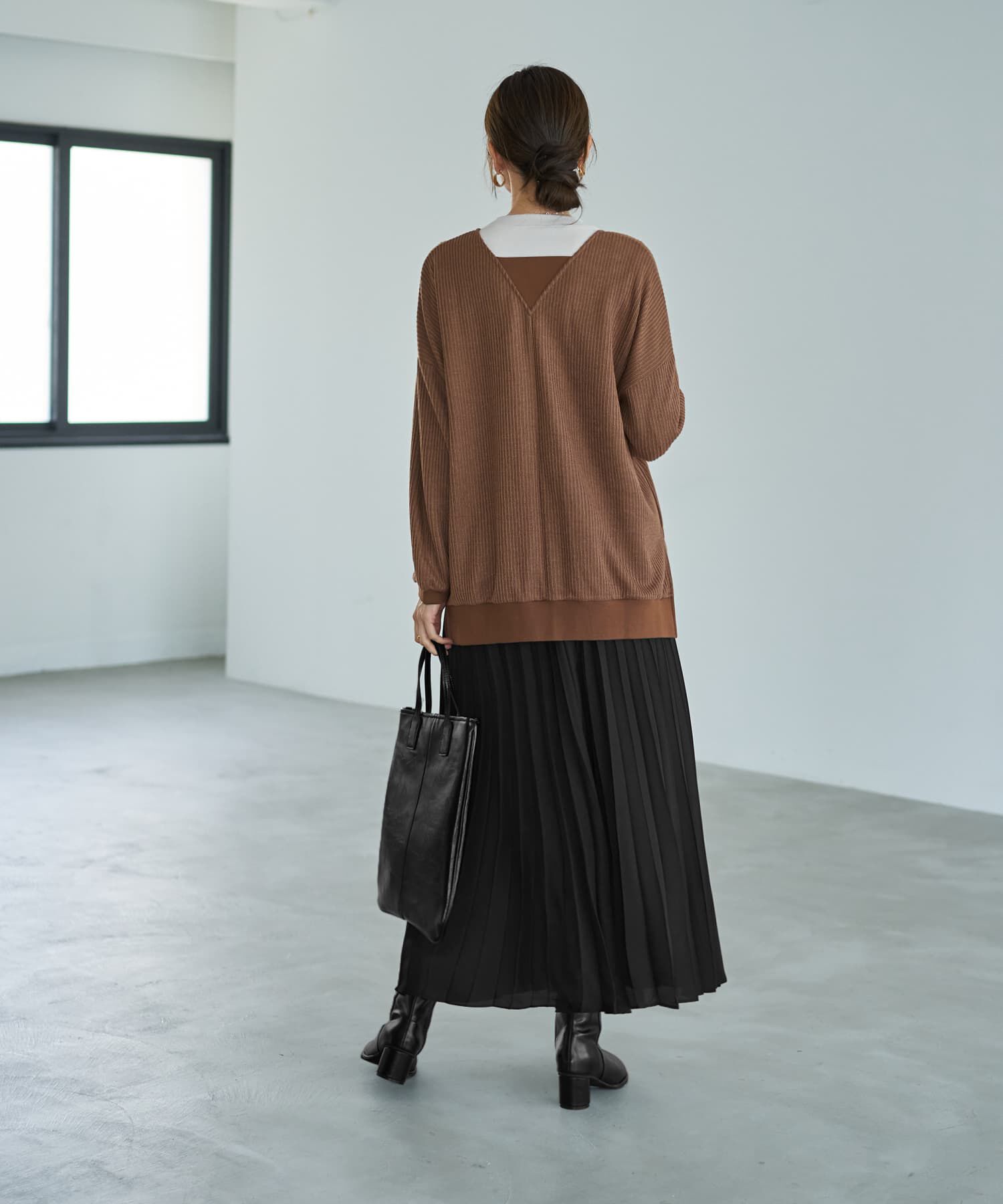 STYLE DELI「リラックスニットソーカーディガン」|カーディガン|