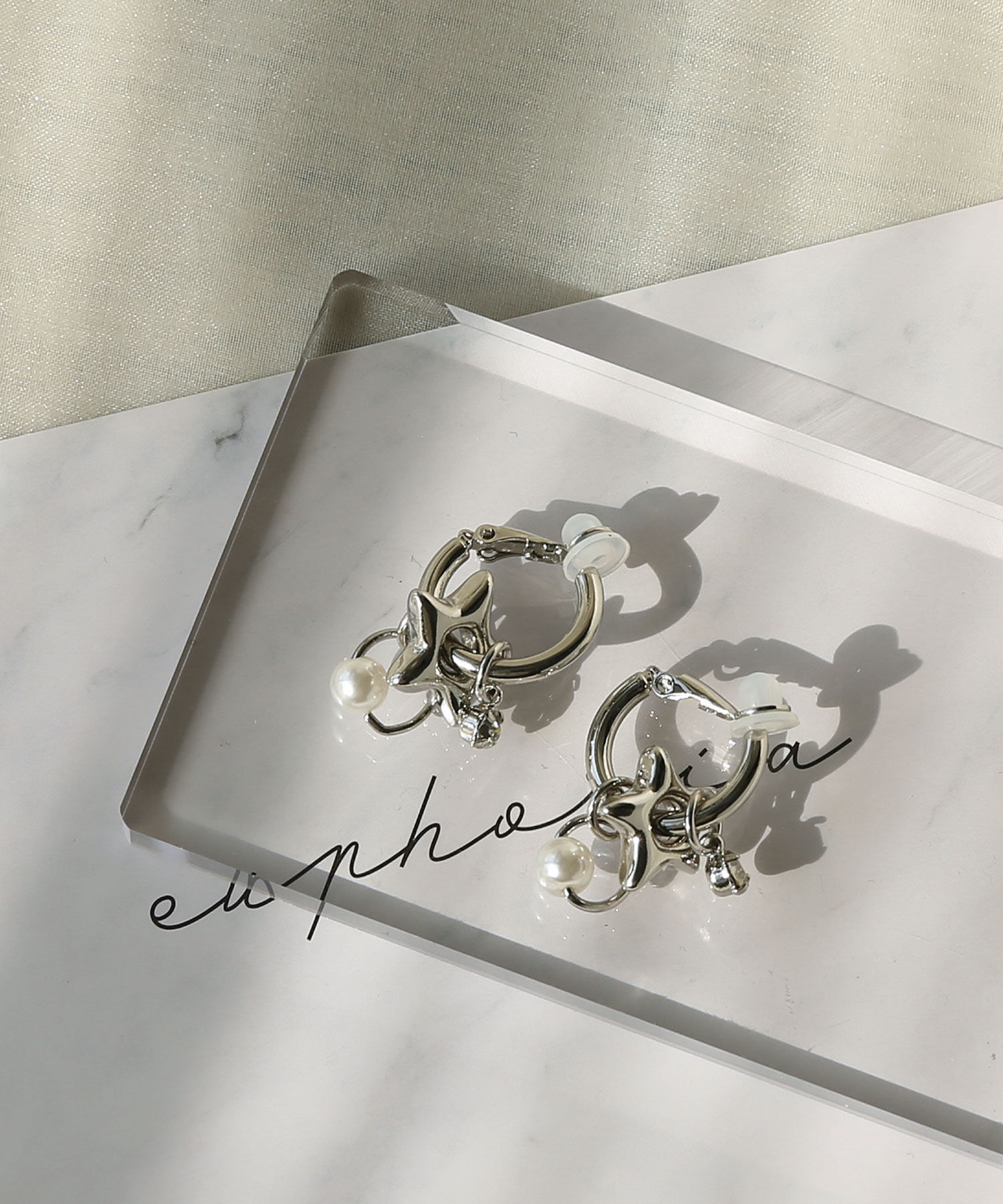 colleca la「カスタムスターパーツ フープイヤリング」|イヤリング|シルバー