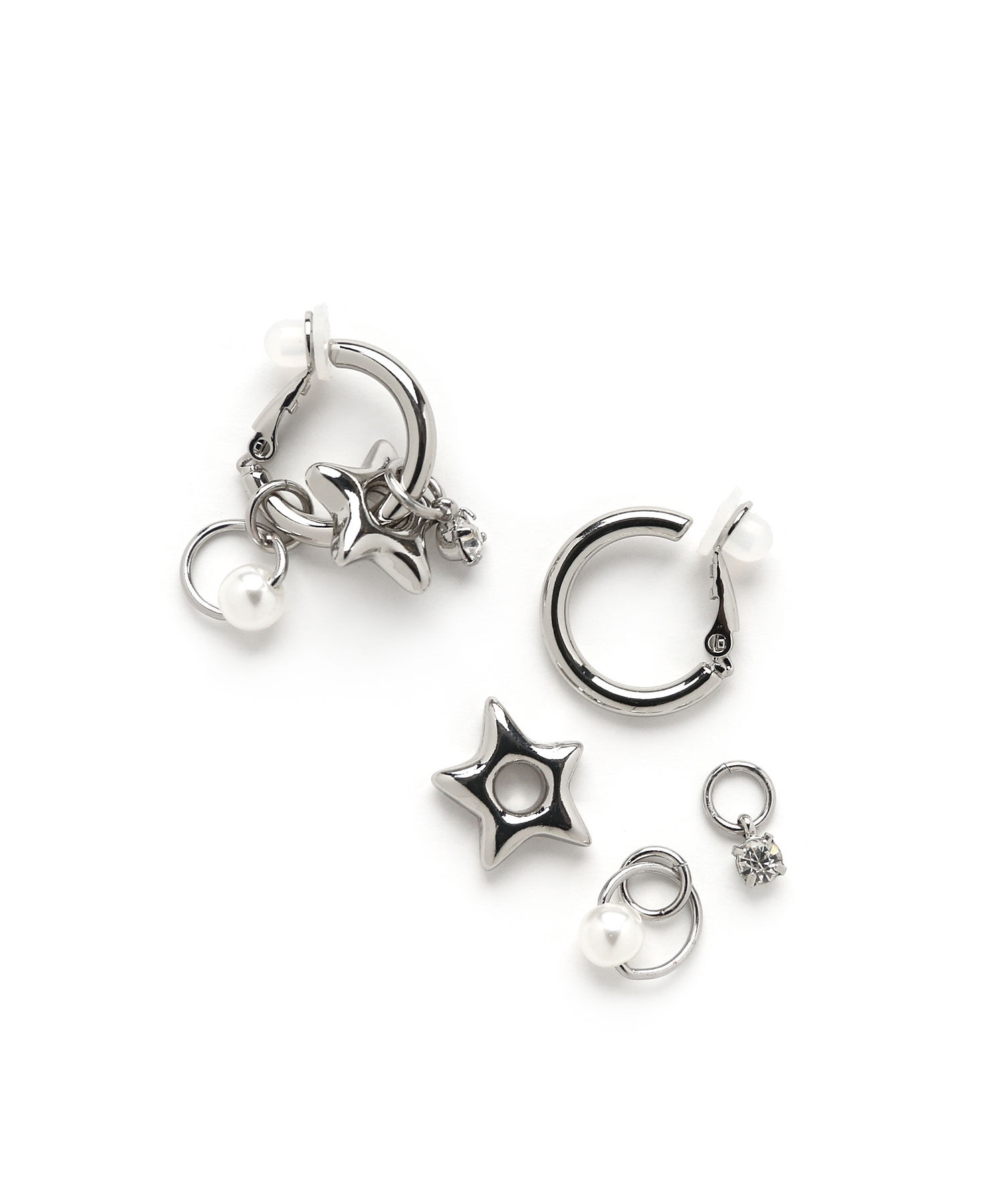 colleca la「カスタムスターパーツ フープイヤリング」|イヤリング|