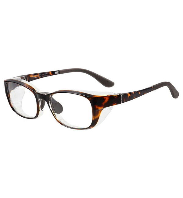  「ウェリントン型花粉対策めがね AIR VISOR Mサイズ」|メガネ|ブラウン系その他1