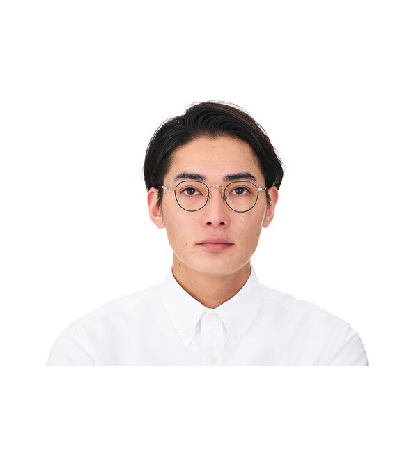  「クラウンパント型 メガネ｜ オシャレで高級感のあるメタルフレーム Zoff レンズ交換券付き」|メガネ|