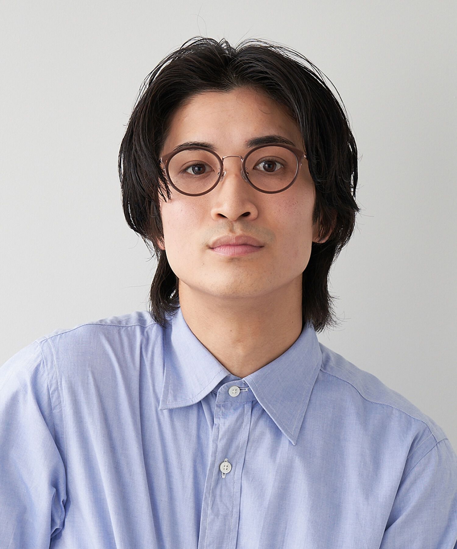  「ボストン型 メガネ｜CLASSIC TREND メタルテンプル ゾフレンズ交換券付き」|メガネ|ブラウン