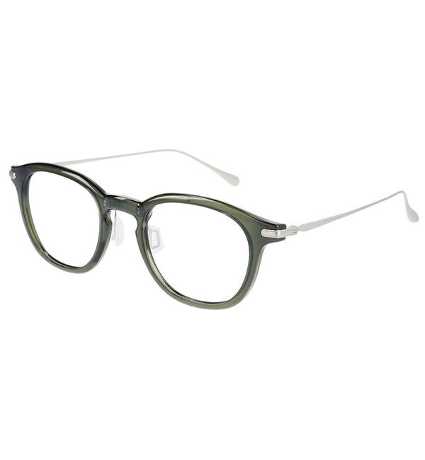  「ウェリントン型 メガネ｜軽くて壊れにくい Zoff FASHION 度付きメガネ レンズ交換券付き」|メガネ|グリーン