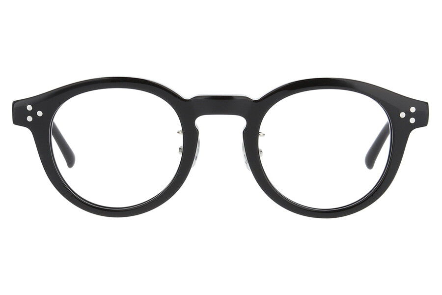  「【WEB限定】ボストン型 クリアレンズサングラス｜黒縁フレーム｜紫外線対策｜Zoff UV (UV100%カット)」|サングラス|