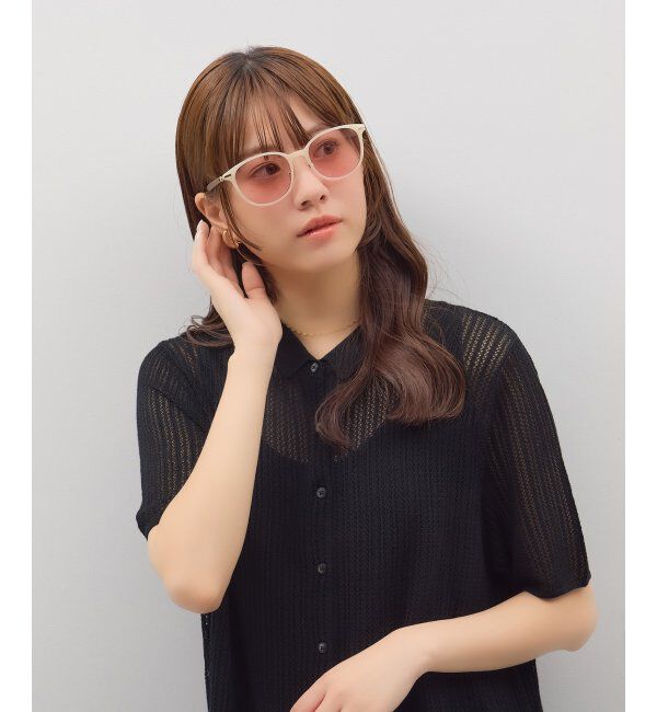  「SUNCUTGlasses/UV100%CUT ボストン型 サングラス | カラーレンズ｜紫外線対策 UVカット」|サングラス|