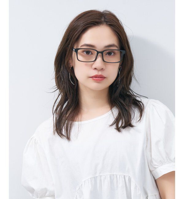  「スクエア型 メガネ｜ユニセックス 上質感のあるフレーム  レンズ交換券付」|メガネ|