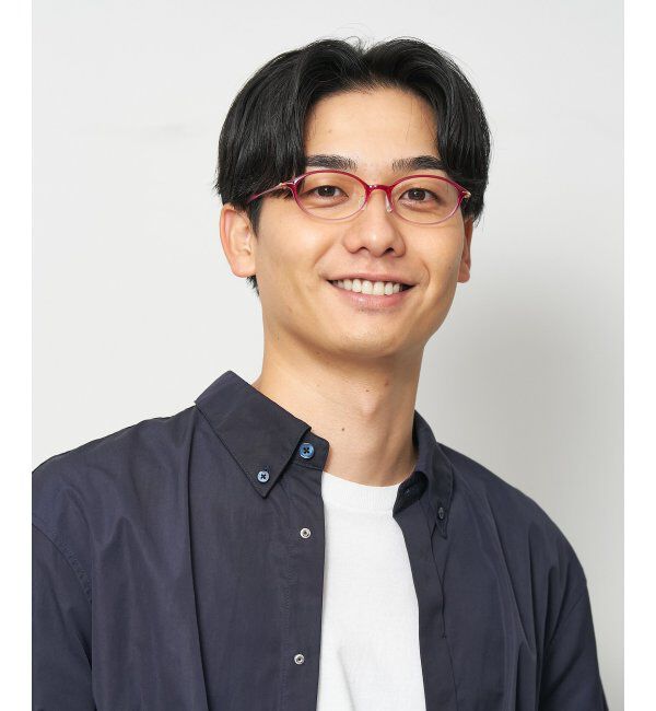  「オーバル型 軽量 メガネ 小ぶりで癖のないフレーム/SMART SKINNY  レンズ交換券付」|メガネ|