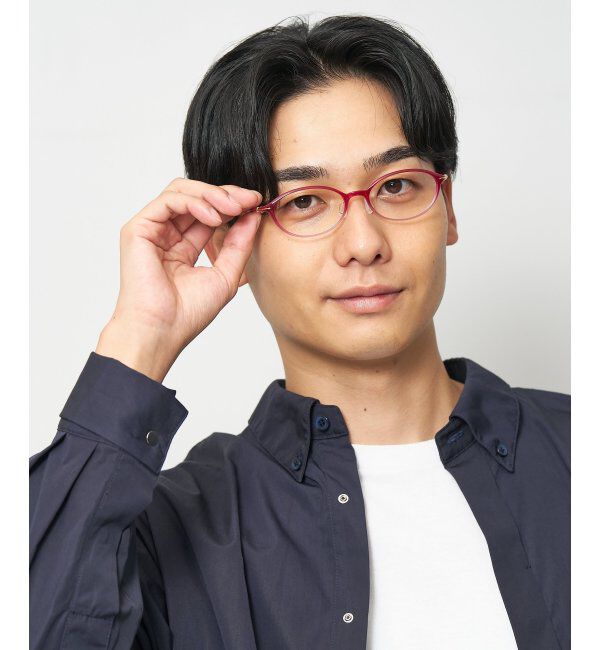  「オーバル型 軽量 メガネ 小ぶりで癖のないフレーム/SMART SKINNY  レンズ交換券付」|メガネ|