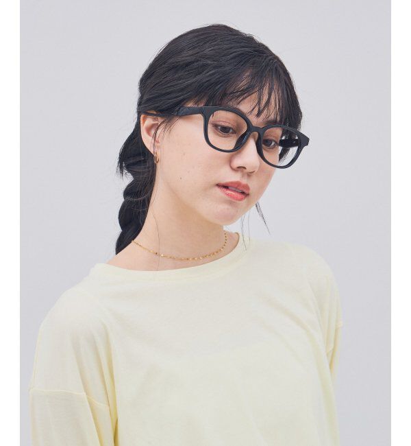  「Zoff｜メガネ｜黒縁フレーム 伊達・度付き｜FASHION レンズ交換券付」|メガネ|