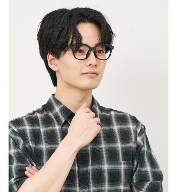  「Zoff｜メガネ｜黒縁フレーム 伊達・度付き｜FASHION レンズ交換券付」|メガネ|