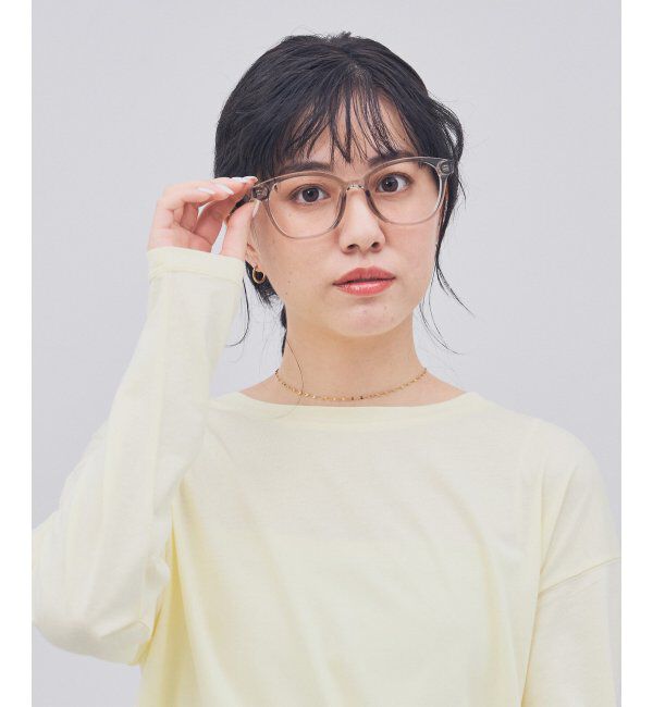  「Zoff｜メガネ｜黒縁フレーム 伊達・度付き｜FASHION レンズ交換券付」|メガネ|