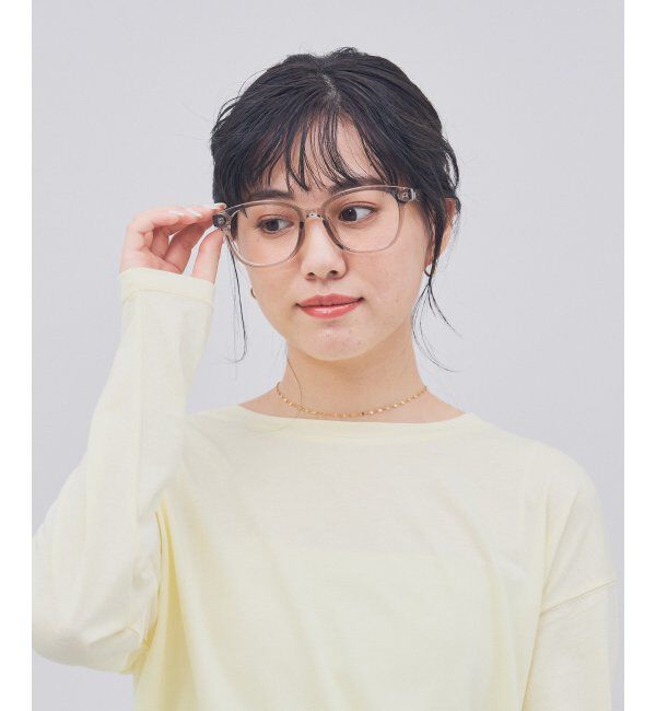  「Zoff｜メガネ｜黒縁フレーム 伊達・度付き｜FASHION レンズ交換券付」|メガネ|