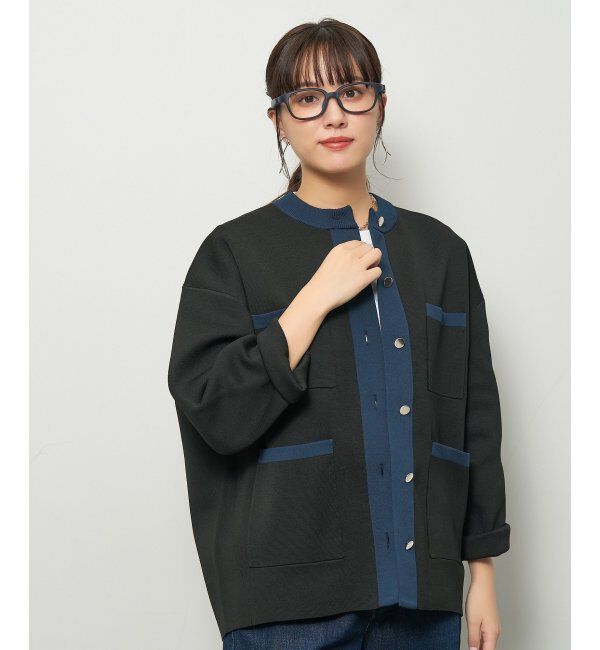  「Zoff｜GALILEO メガネ 柔軟性抜群 金属フリー Mサイズ ユニセックス レンズ交換券付」|メガネ|ネイビー3