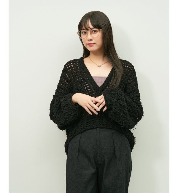  「Zoff｜emiri ボストン型 メガネ |辺見えみり チタン 軽量 メタルフレーム レンズ交換券付」|サングラス|