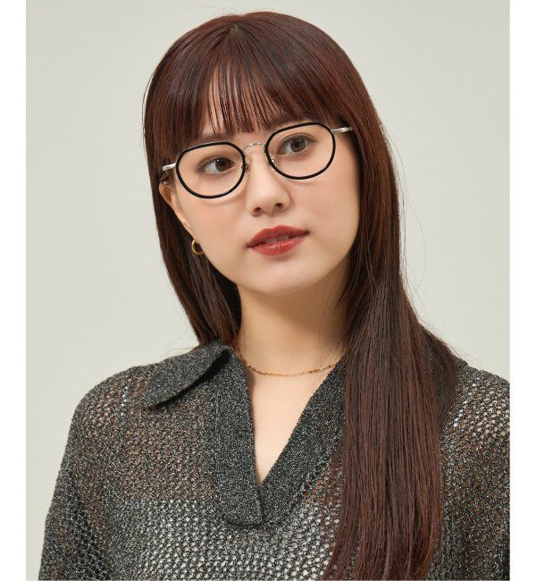  「Zoff｜Knuth Marf ボストン型 メガネ   クラウンパント ｜伊達・度付きメガネ   レンズ交換券付」|メガネ|